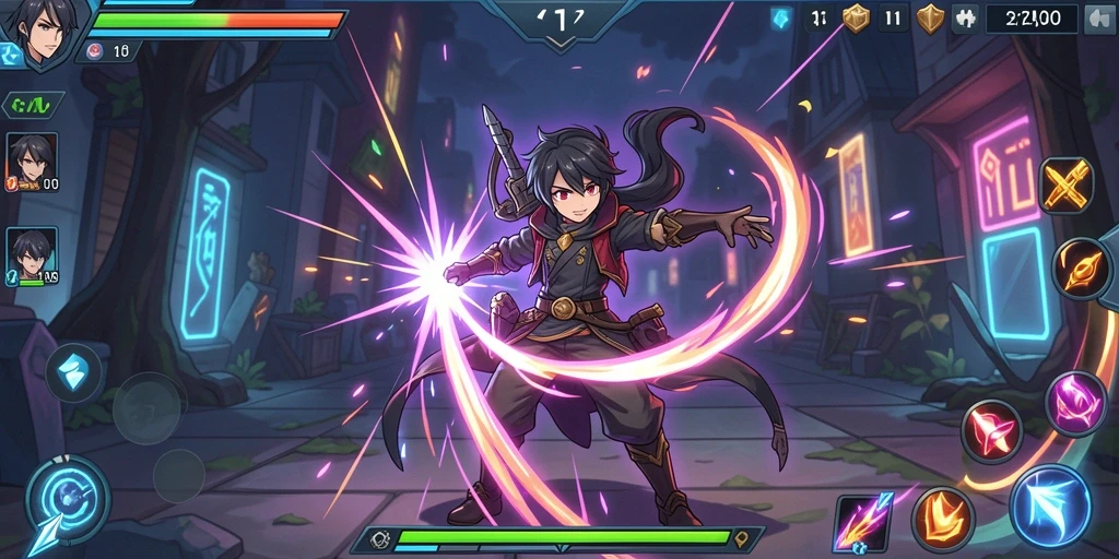 dewi567 - Screenshot 2: Latar belakang dunia fantasi yang menakjubkan.